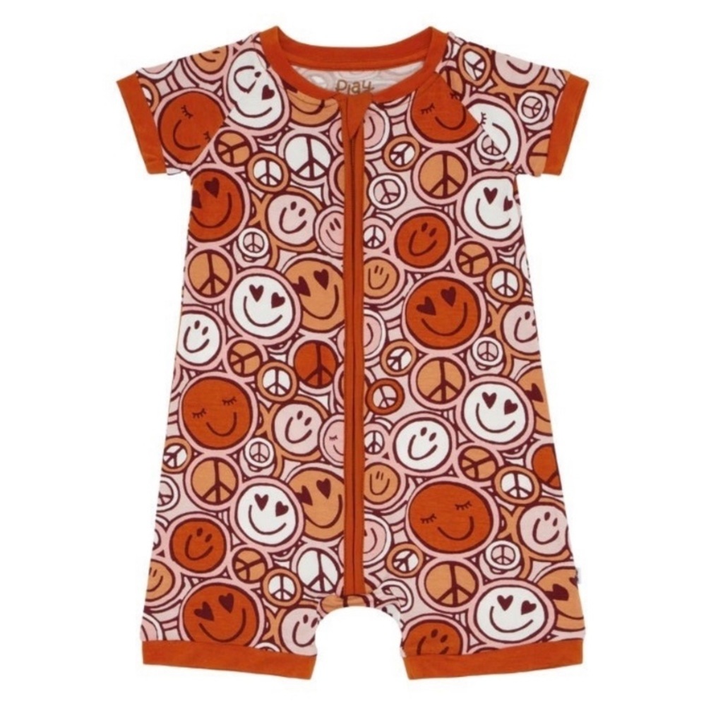 Groovy Baby Shorty Romper 3T
